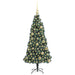 Pom de Crăciun artificial pre-luminat cu set de bile 120 cm - WALTI WALTI