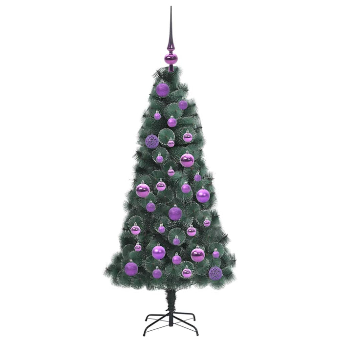 Brad artificial pre-luminat de Crăciun cu set de globuri 120 cm - WALTI WALTI