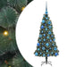 Pom de Crăciun artificial pre-iluminat cu set de globuri 120 cm - WALTI WALTI