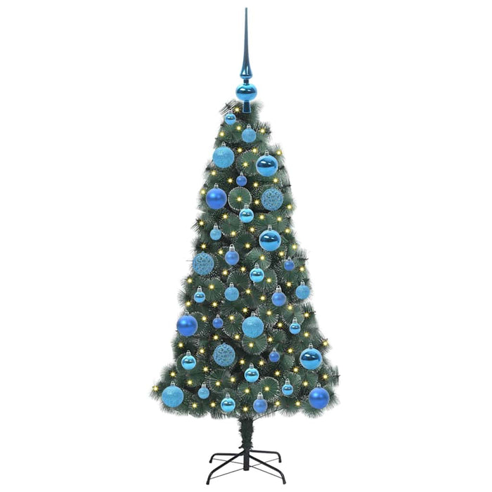 Pom de Crăciun artificial pre-iluminat cu set de globuri 120 cm - WALTI WALTI
