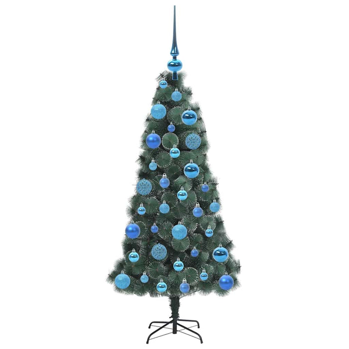 Pom de Crăciun artificial pre-iluminat cu set de globuri 120 cm - WALTI WALTI