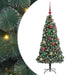Brad de Crăciun artificial, pre-luminat, cu set de mingi 120 cm - WALTI WALTI