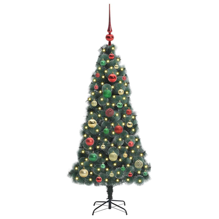 Brad de Crăciun artificial, pre-luminat, cu set de mingi 120 cm - WALTI WALTI
