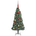 Brad de Crăciun artificial, pre-luminat, cu set de mingi 120 cm - WALTI WALTI