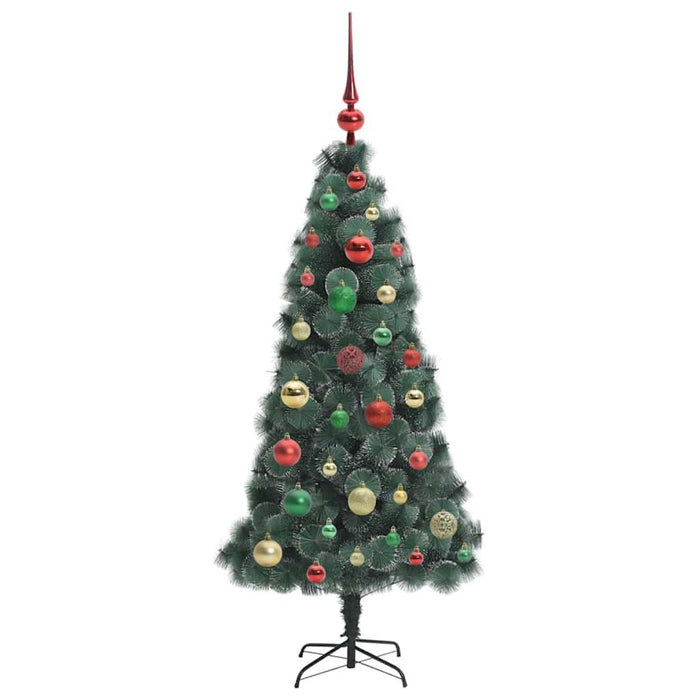 Brad de Crăciun artificial, pre-luminat, cu set de mingi 120 cm - WALTI WALTI