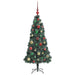 Brad de Crăciun artificial, pre-luminat, cu set de mingi 120 cm - WALTI WALTI
