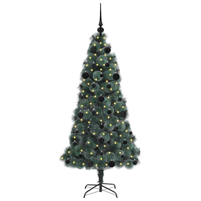 Brad artificial pre-iluminat de Crăciun cu set de bile 150 cm - WALTI WALTI