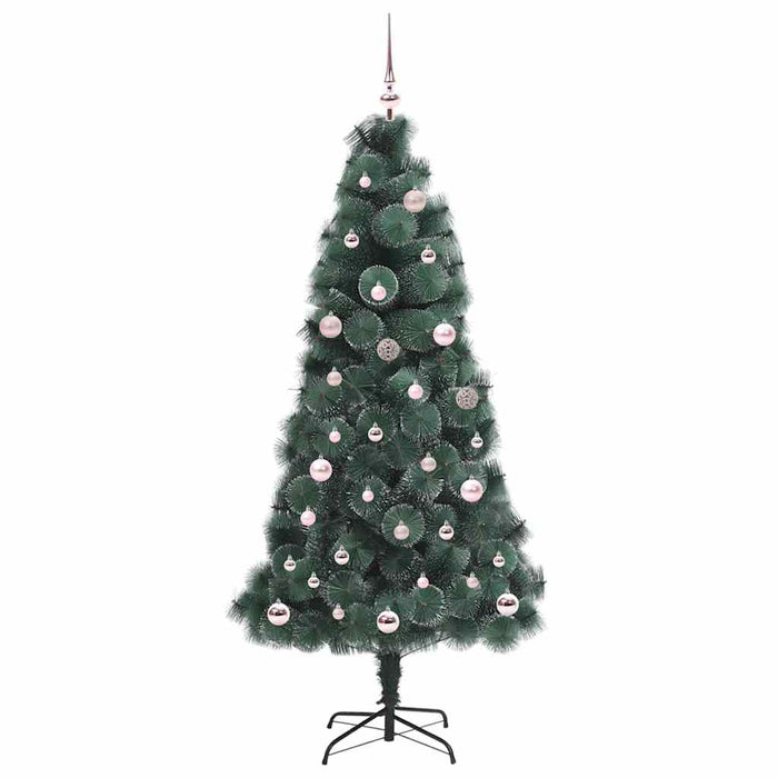 Brad de Crăciun artificial iluminat cu set de bile Verde 150 cm - WALTI WALTI