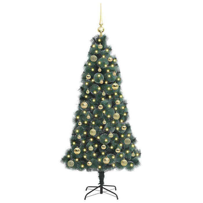 Pom de Crăciun artificial pre-iluminat cu set de bile 150 cm - WALTI WALTI