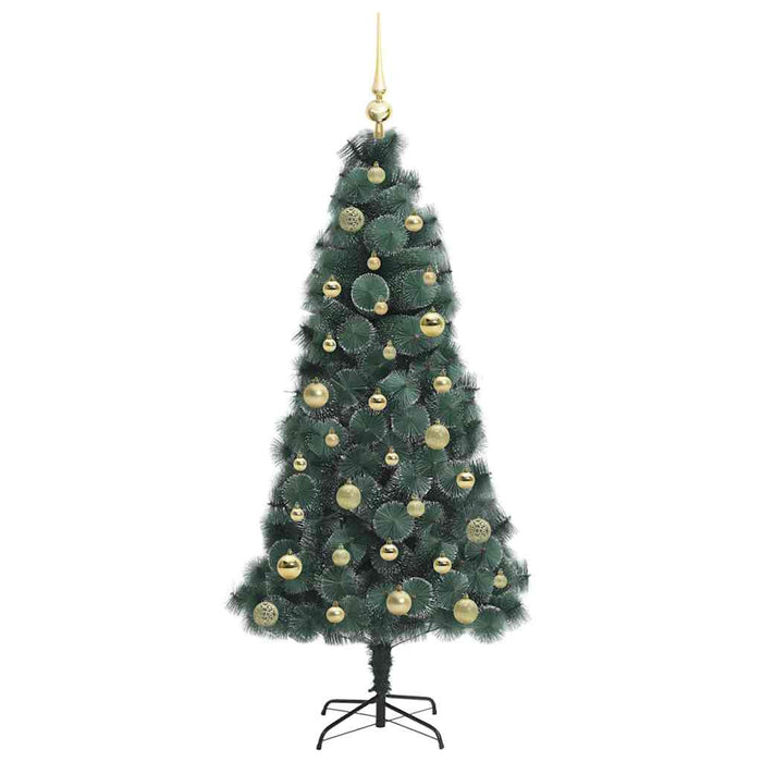 Pom de Crăciun artificial pre-iluminat cu set de bile 150 cm - WALTI WALTI
