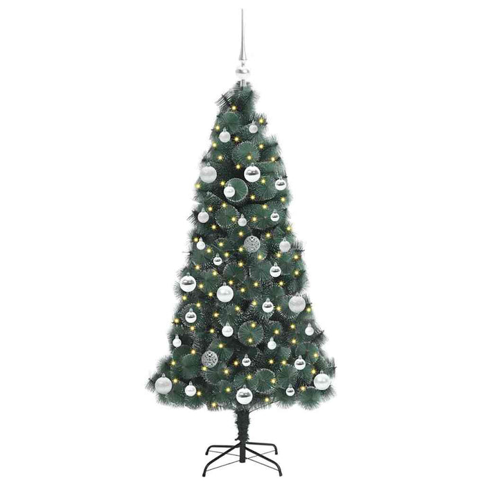 Bradul de Crăciun artificial pre-luminat cu set de bile 150 cm - WALTI WALTI