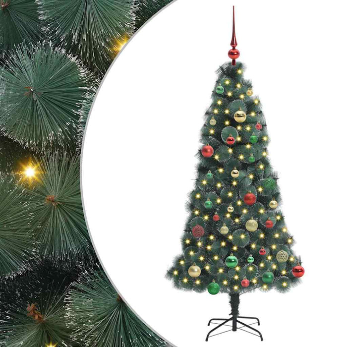 Brad Artificial Pre-light cu Set de Bile Verde 150 cm PET - WALTI WALTI
