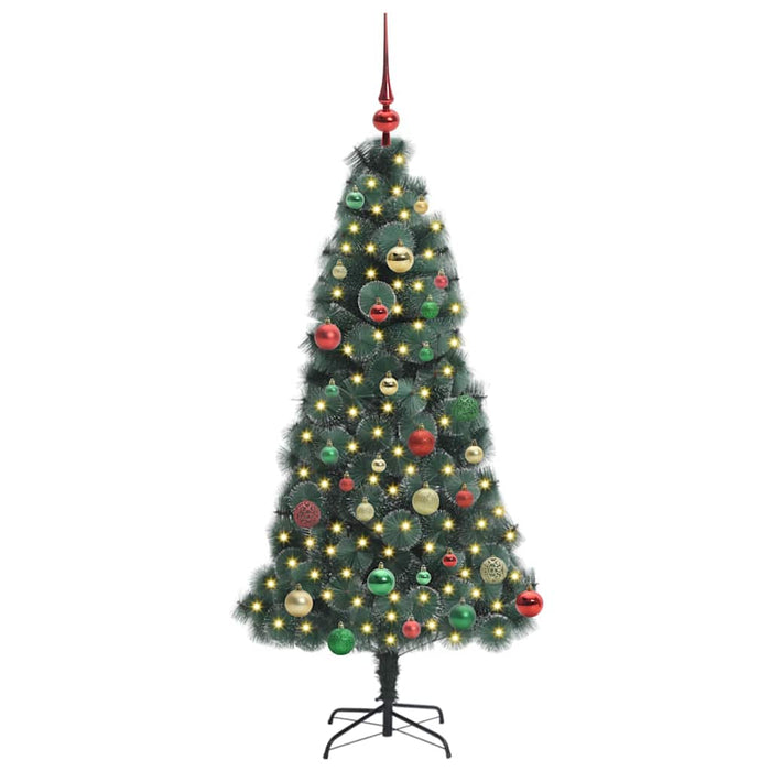 Brad Artificial Pre-light cu Set de Bile Verde 150 cm PET - WALTI WALTI