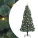 Brad de Crăciun artificial pre-luminat cu set de globuri Verde - WALTI WALTI