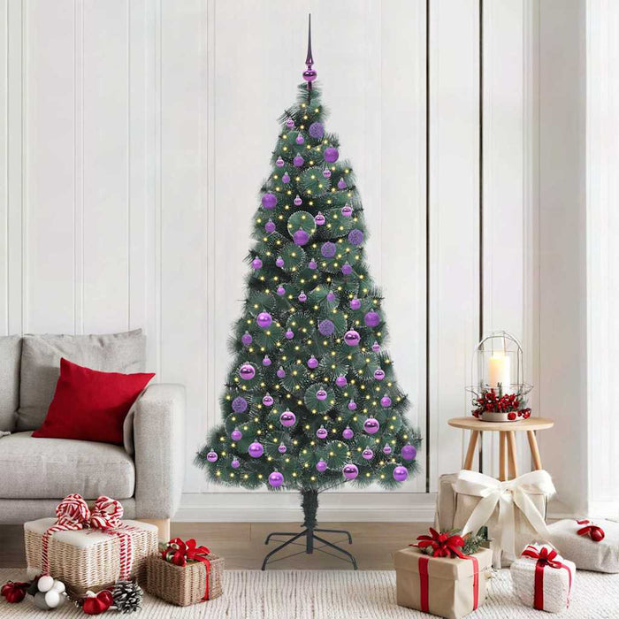 Pom de Crăciun artificial pre-luminat cu set de bile 180 cm - WALTI WALTI