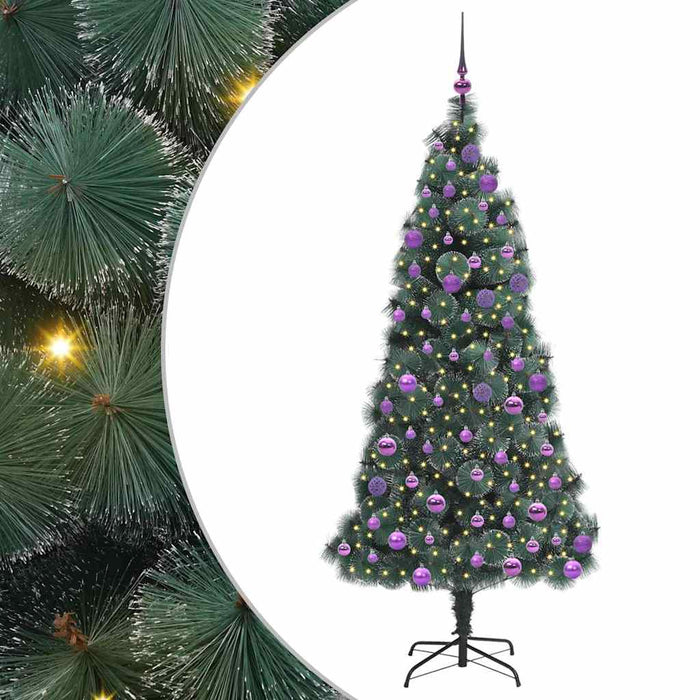 Pom de Crăciun artificial pre-luminat cu set de bile 180 cm - WALTI WALTI