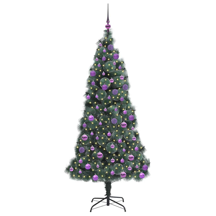 Pom de Crăciun artificial pre-luminat cu set de bile 180 cm - WALTI WALTI