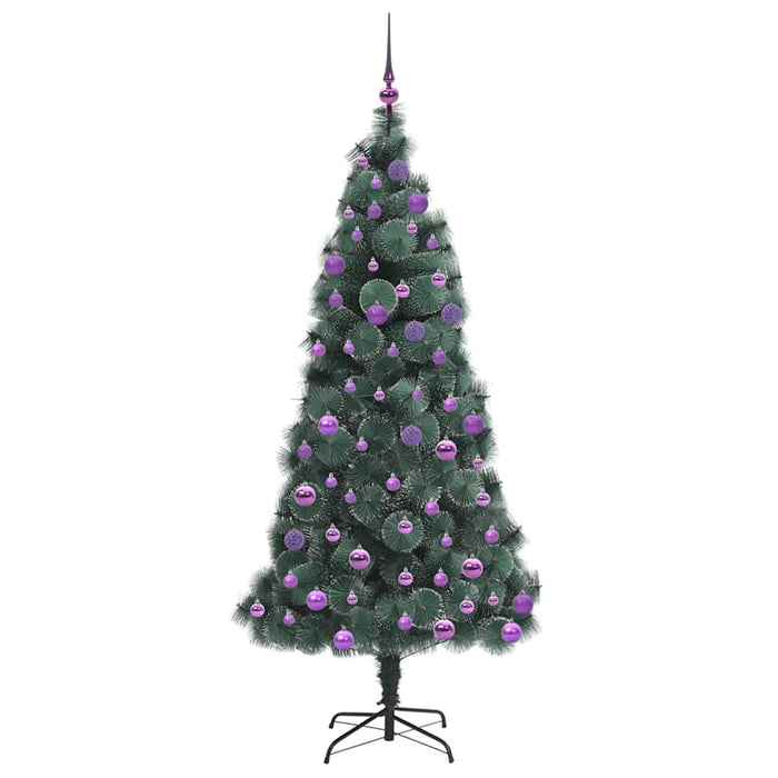Pom de Crăciun artificial pre-luminat cu set de bile 180 cm - WALTI WALTI