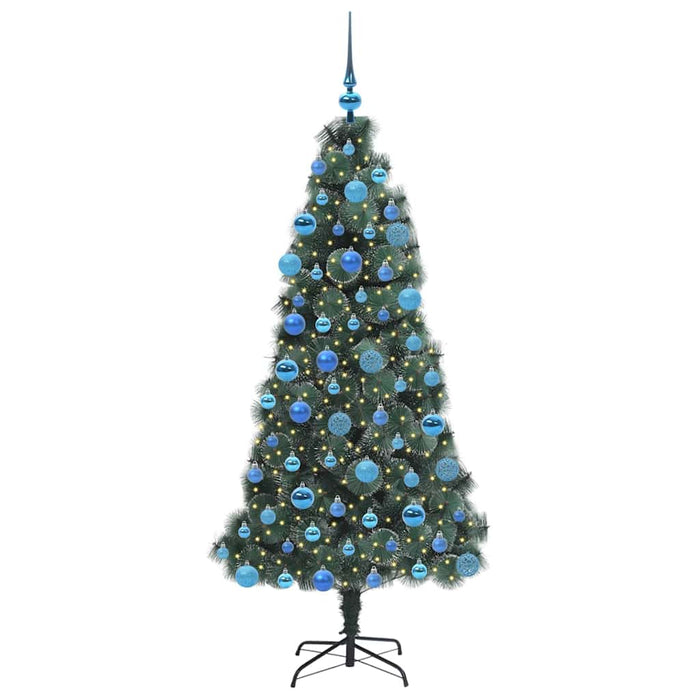 Brad de Crăciun artificial luminat cu set de globuri 180 cm - WALTI WALTI