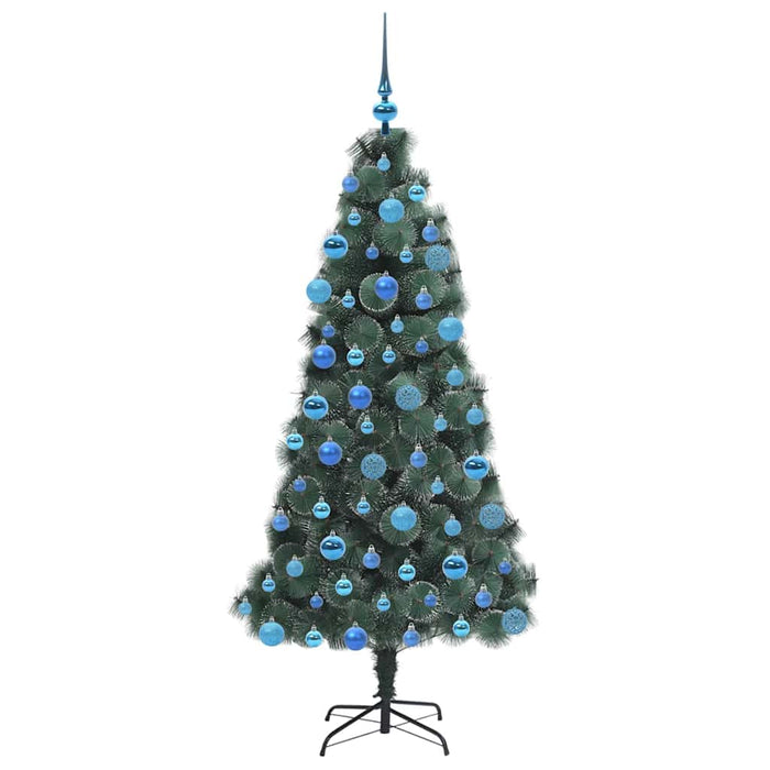 Brad de Crăciun artificial luminat cu set de globuri 180 cm - WALTI WALTI