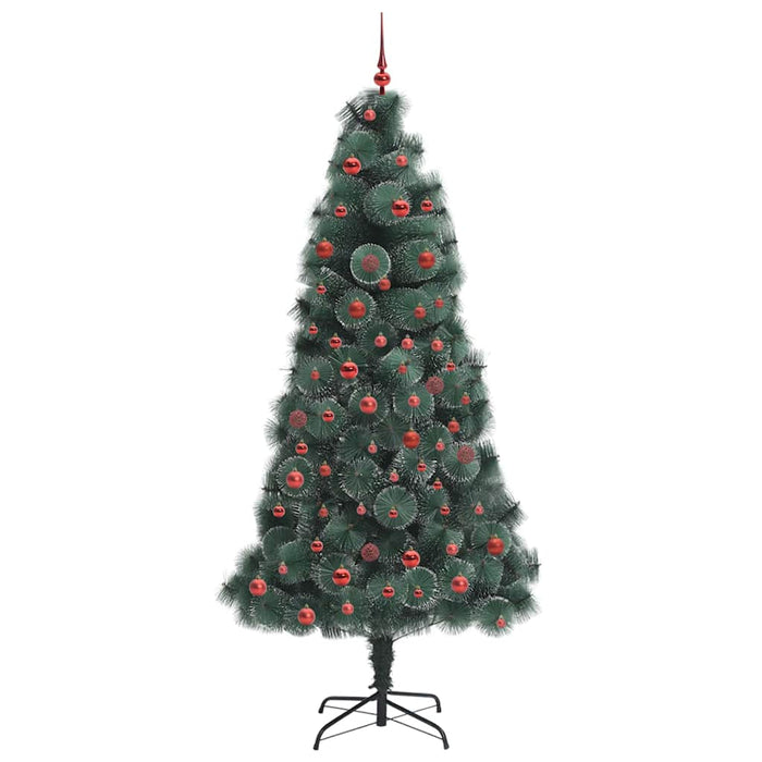 Brad de Crăciun artificial pre-iluminat cu set de bile 210 cm WALTI