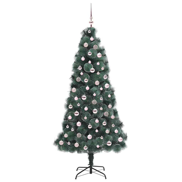 Pom de Crăciun artificial cu lumini și set de mingi 210 cm - WALTI WALTI