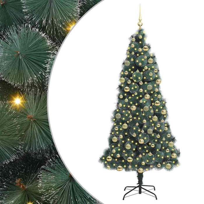 Făcut de artificial Pom de Crăciun pre-iluminat cu set de bile - WALTI WALTI