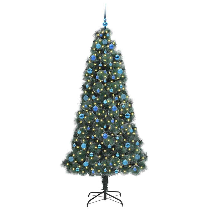Brad de Crăciun artificial cu luminițe și set de globuri 210 cm - WALTI WALTI