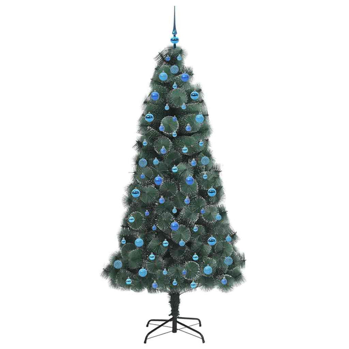 Brad de Crăciun artificial cu luminițe și set de globuri 210 cm - WALTI WALTI