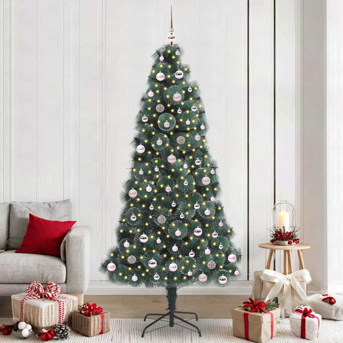 Pom de Crăciun artificial pre-luminat cu set de bile 240 cm - WALTI WALTI