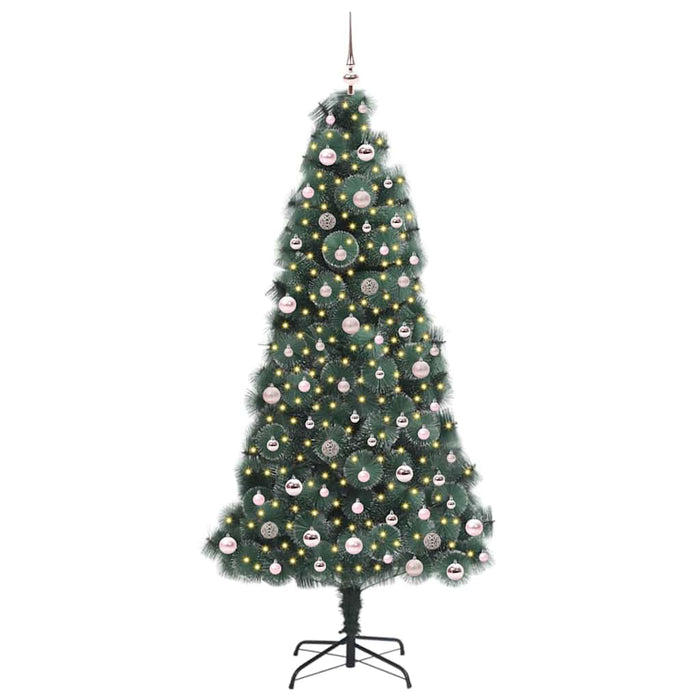Pom de Crăciun artificial pre-luminat cu set de bile 240 cm - WALTI WALTI