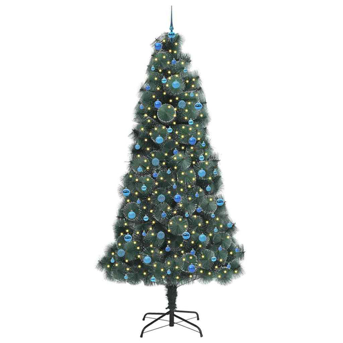 Brad artificial iluminat de Crăciun cu set de globuri 240 cm - WALTI WALTI