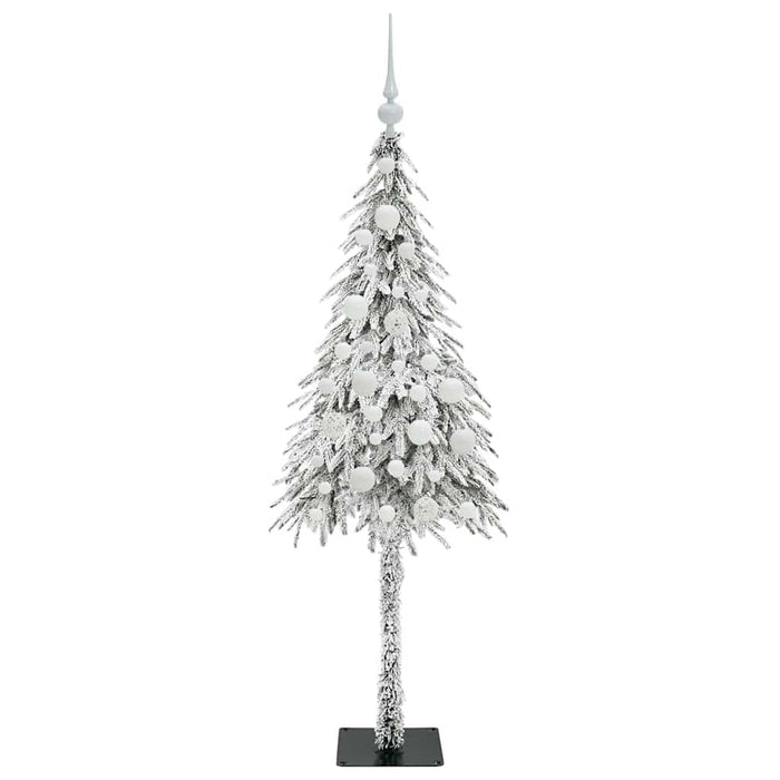 Brad de Crăciun cu 150 LED cu suport Alb 120 cm PE și Oțel WALTI