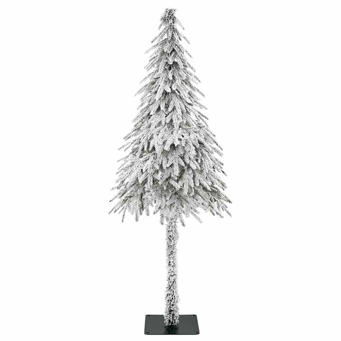 Brad de Crăciun cu 300 LED cu suport Alb 180 cm PE și Oțel WALTI