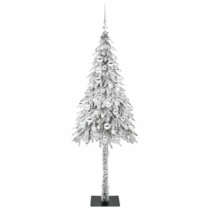 Brad de Crăciun cu 300 LED cu suport Alb 180 cm PE și Oțel - WALTI WALTI