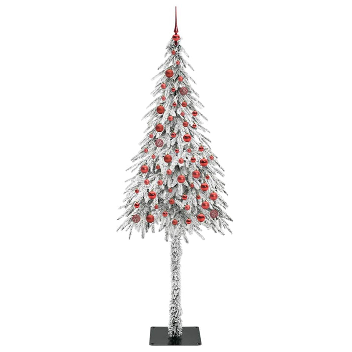 Brad de Crăciun cu 300 LED cu suport Alb 210 cm PE și Oțel - WALTI WALTI