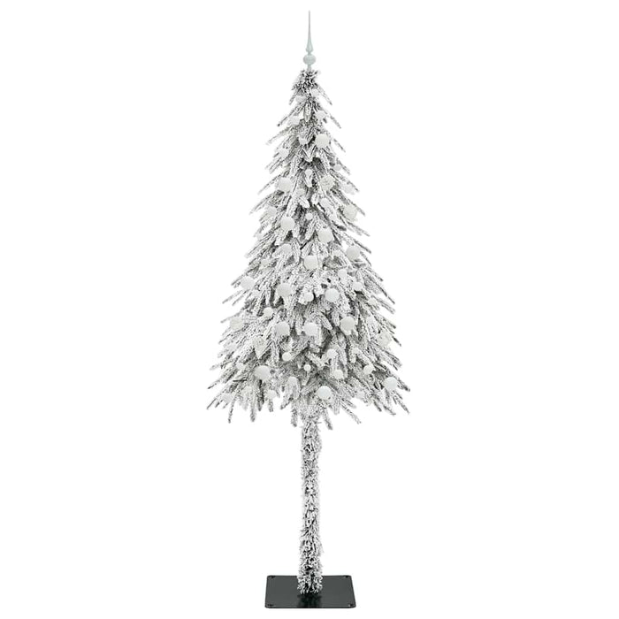 Brad de Crăciun cu 300 LED cu suport Alb 210 cm PE și Oțel - WALTI WALTI