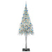 Brad de Crăciun cu 300 LED cu suport Alb 210 cm PE și Oțel - WALTI WALTI