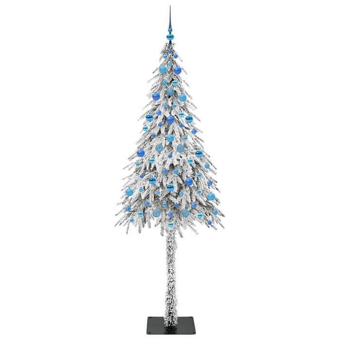 Brad de Crăciun cu 300 LED cu suport Alb 210 cm PE și Oțel - WALTI WALTI