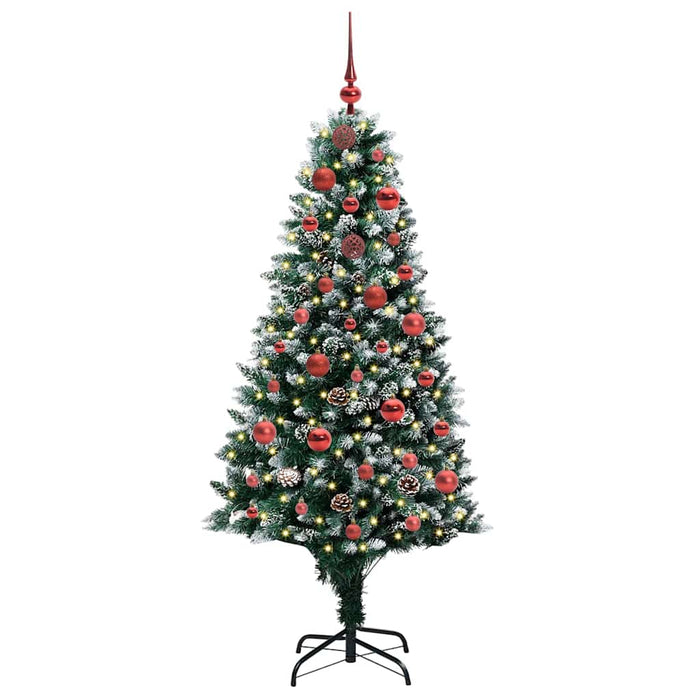 Brad de Crăciun artificial Verde 150 cm PVC și Oțel și Plastic WALTI