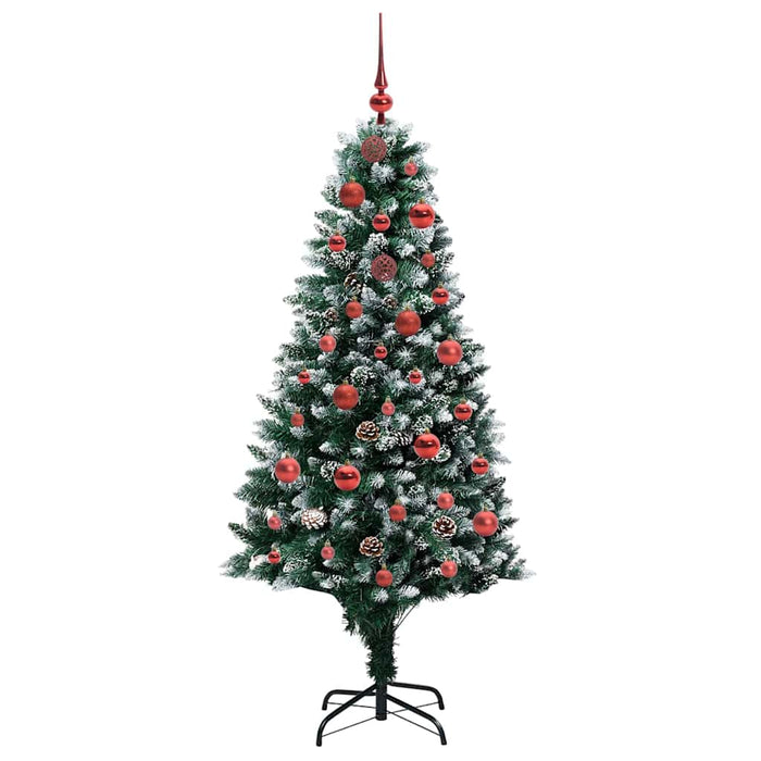 Brad de Crăciun artificial Verde 150 cm PVC și Oțel și Plastic WALTI