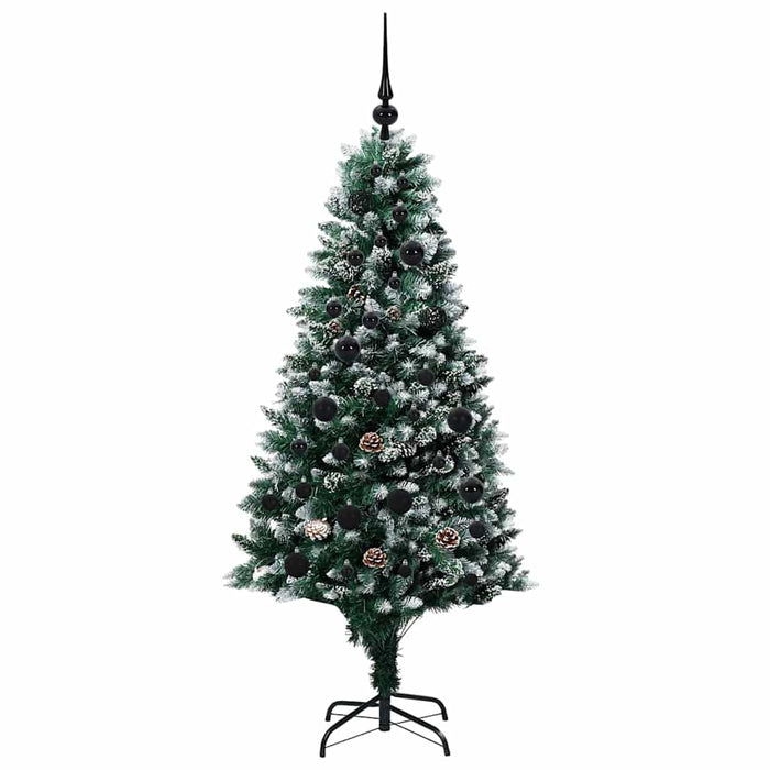 Brad de Crăciun artificial Verde 150 cm PVC și Oțel și Plastic WALTI