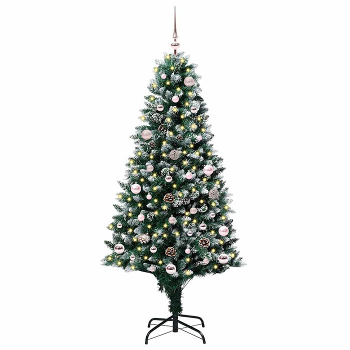 Brad de Crăciun artificial Verde 150 cm PVC și Oțel și Plastic WALTI