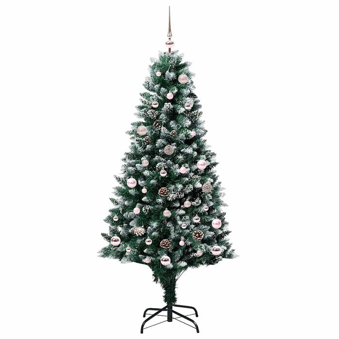 Brad de Crăciun artificial Verde 150 cm PVC și Oțel și Plastic WALTI