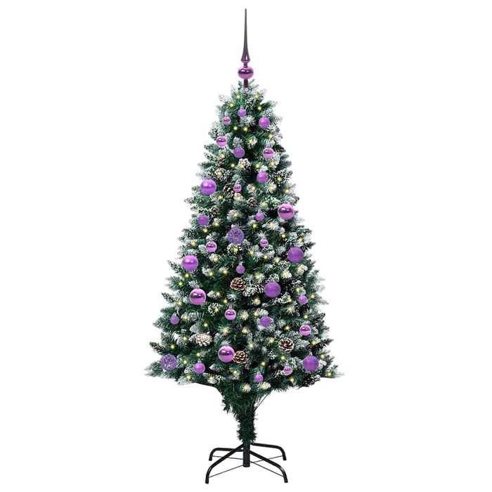 Brad de Crăciun artificial Verde 150 cm PVC și Oțel și Plastic WALTI