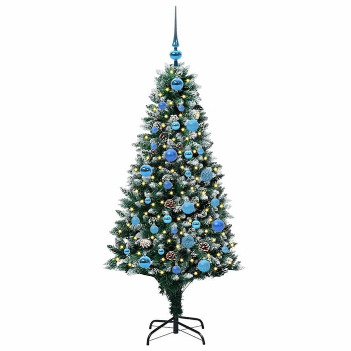 Brad de Crăciun artificial Verde 150 cm PVC și Oțel și Plastic WALTI