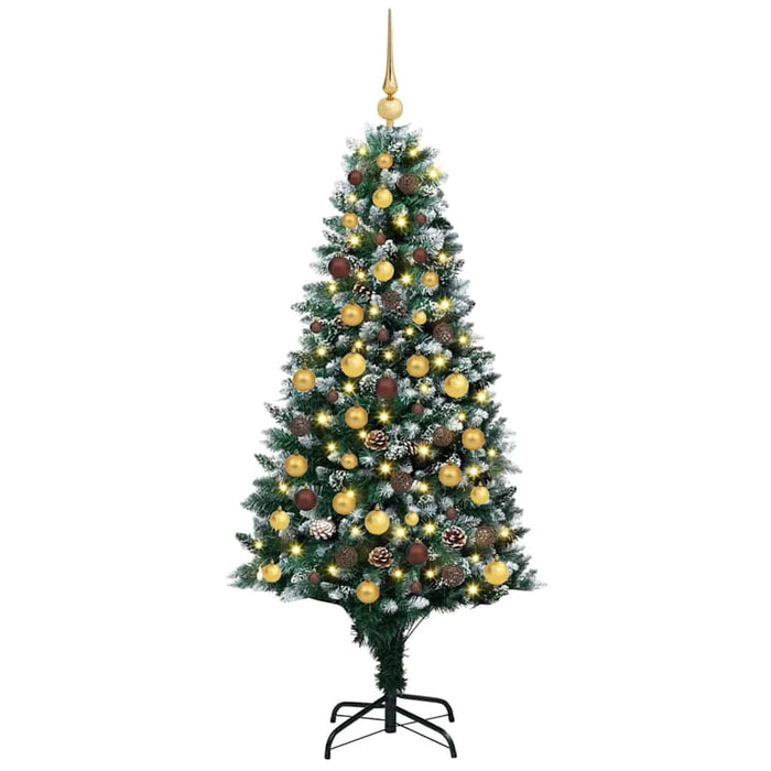 Brad de Crăciun artificial Verde 180 cm PVC și Oțel și Plastic WALTI