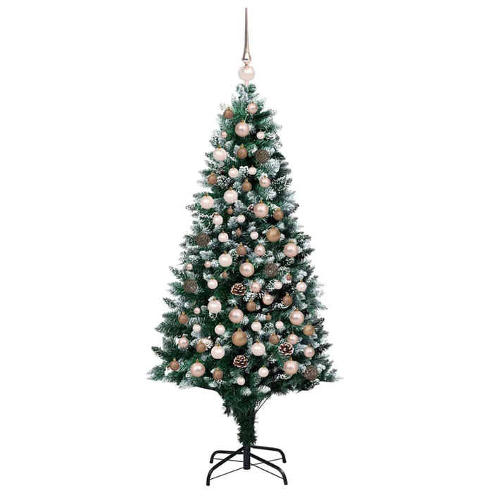 Brad de Crăciun artificial Verde 180 cm PVC și Oțel și Plastic WALTI