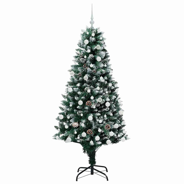 Brad de Crăciun artificial Verde 180 cm PVC și Oțel și Plastic - WALTI WALTI