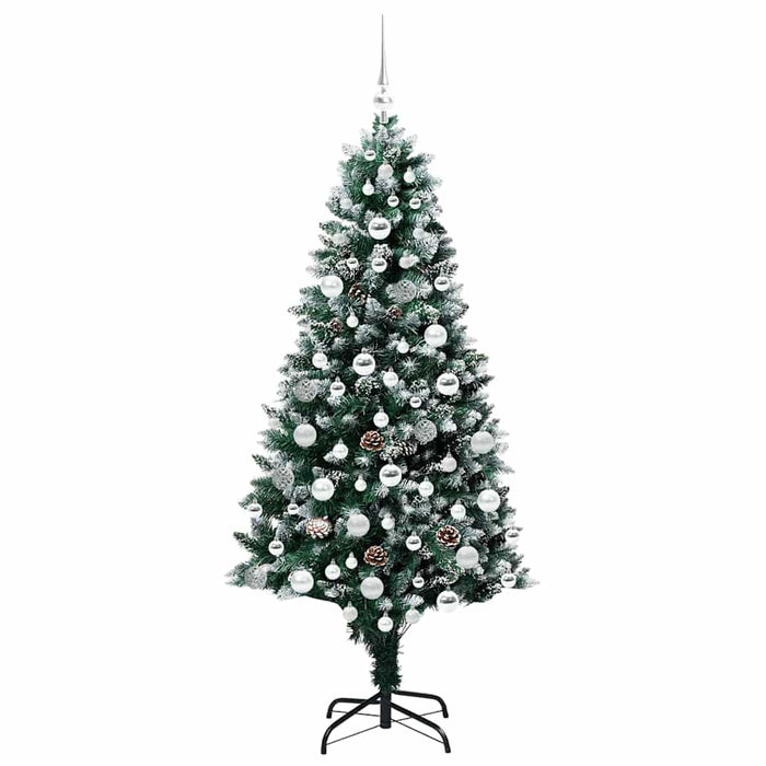 Brad de Crăciun artificial Verde 180 cm PVC și Oțel și Plastic - WALTI WALTI